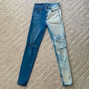 Womens American eagle skinny jeans in a Us womens size 0